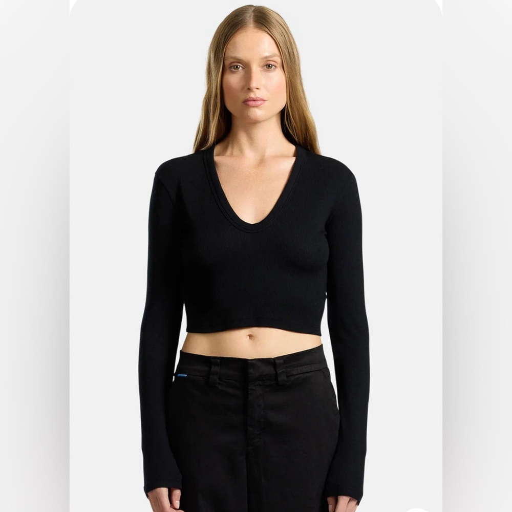 Cotton Citizen Verona Crop U Neck Shirt